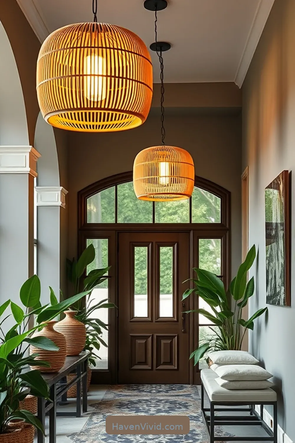 Elevate Your Entryway Using Bamboo for a Glamorous Lifestyle 6 Lighting Solutions: Bamboo Fixtures for a Warm Glow for Elevate Your Entryway Using Bamboo for a Glamorous Lifestyle