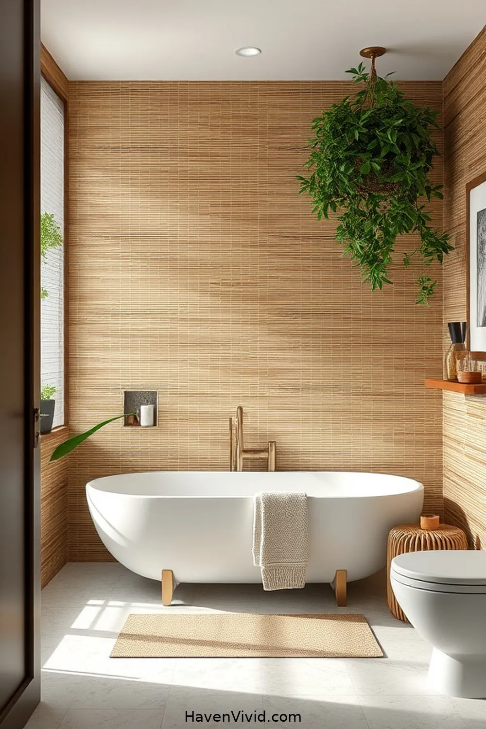 Embrace Coastal Living in Your Bathroom Using Bamboo 4 Bamboo Wall Panels for a Natural Touch for Embrace Coastal Living in Your Bathroom Using Bamboo