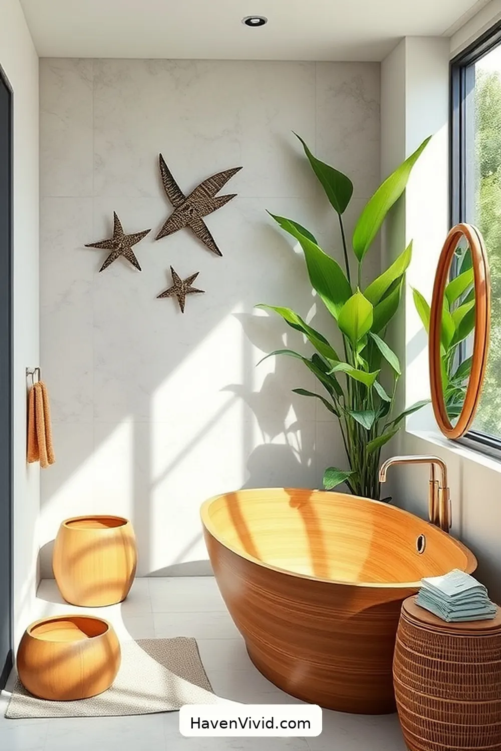 Embrace Coastal Living in Your Bathroom Using Bamboo 5 Incorporating Bamboo Accessories for Embrace Coastal Living in Your Bathroom Using Bamboo