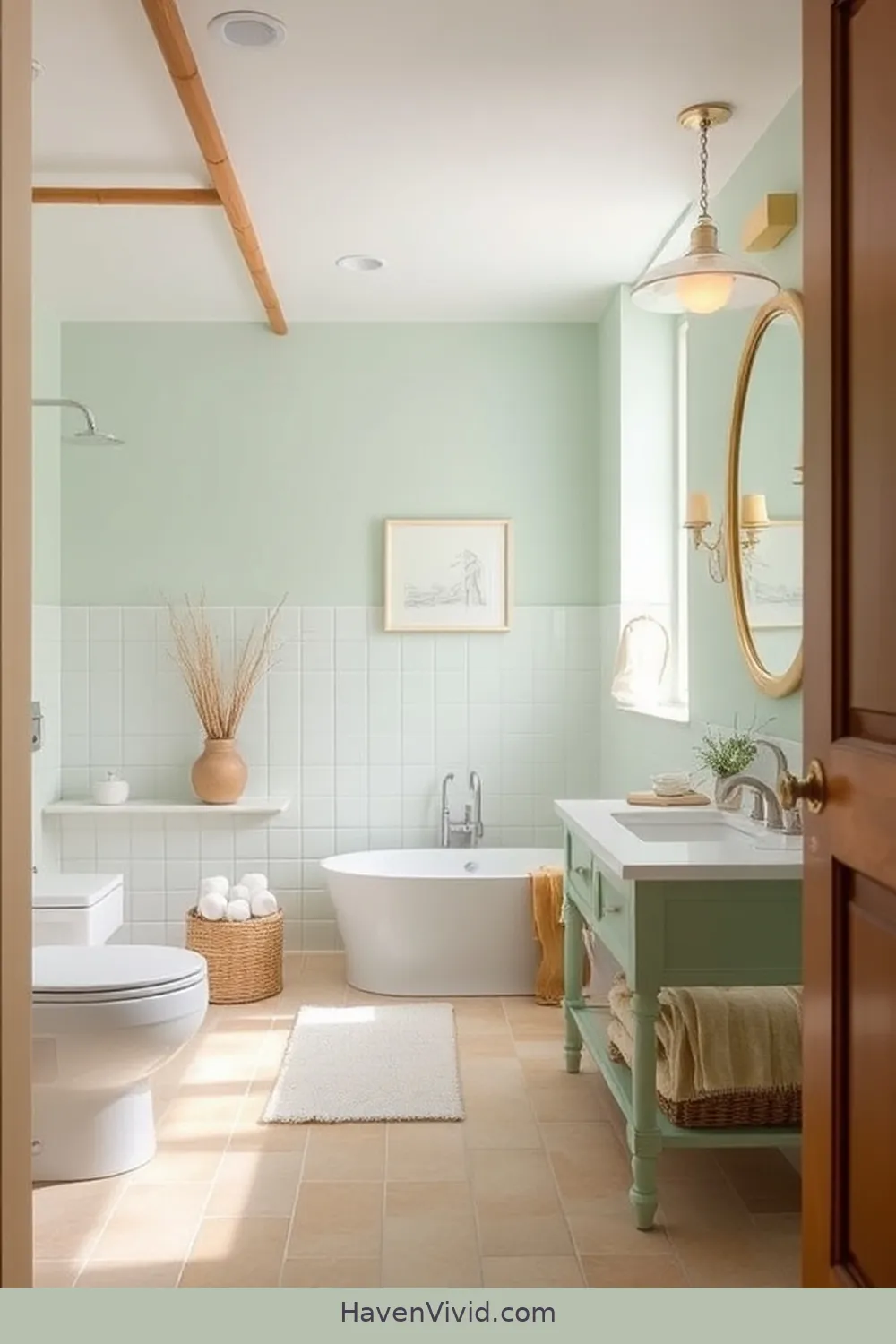 Embrace Coastal Living in Your Bathroom Using Bamboo 15 Inspiring Coastal Color Palettes With Bamboo for Embrace Coastal Living in Your Bathroom Using Bamboo