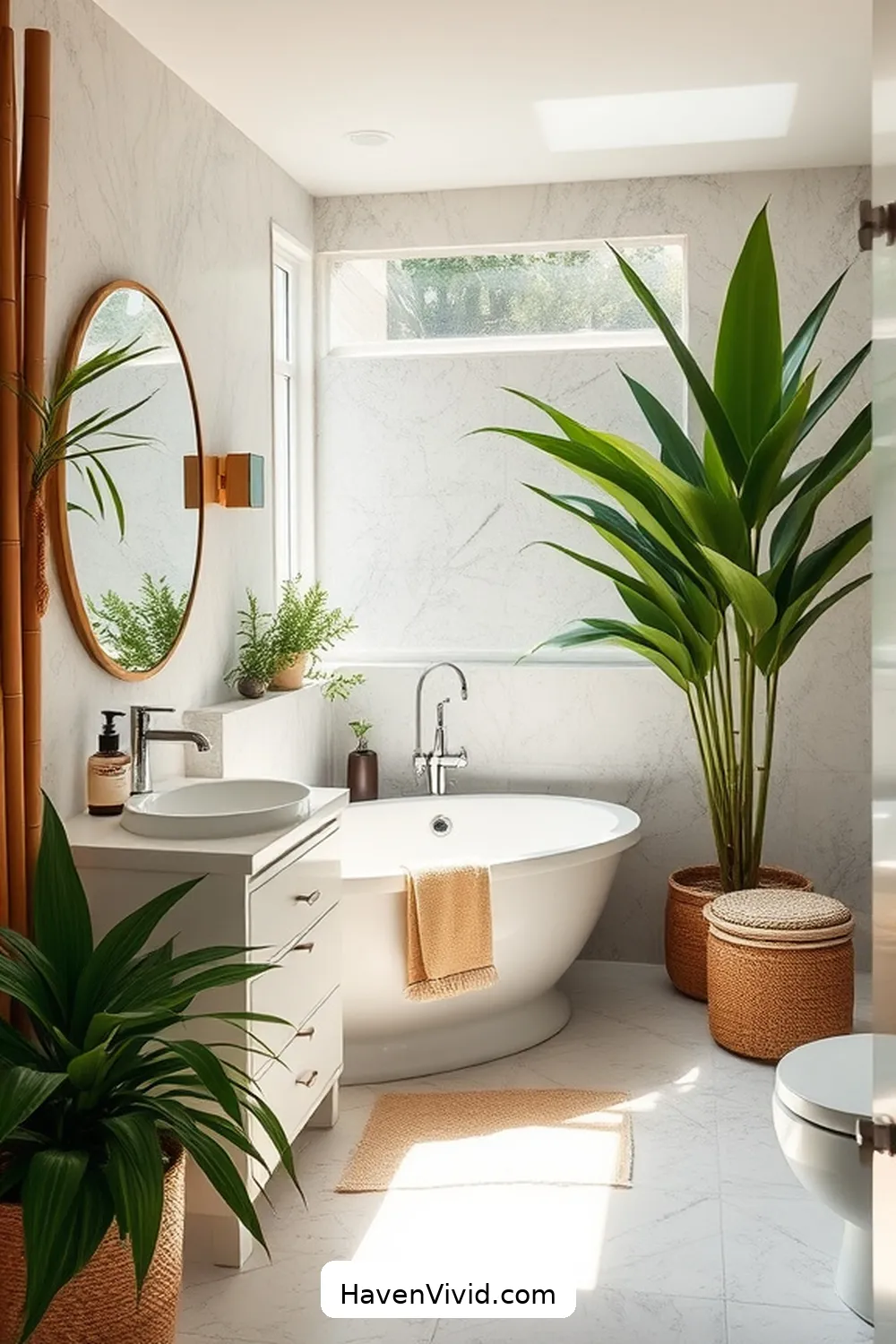 Embrace Coastal Living in Your Bathroom Using Bamboo 2 The Benefits of Bamboo in Bathroom Design for Embrace Coastal Living in Your Bathroom Using Bamboo