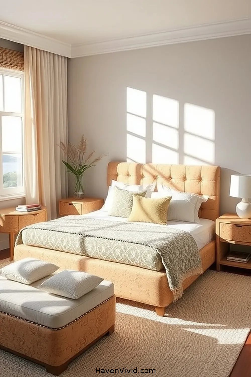 Furniture Made From Cork: Stylish and Functional for Embrace Coastal Living in Your Bedroom Using Cork