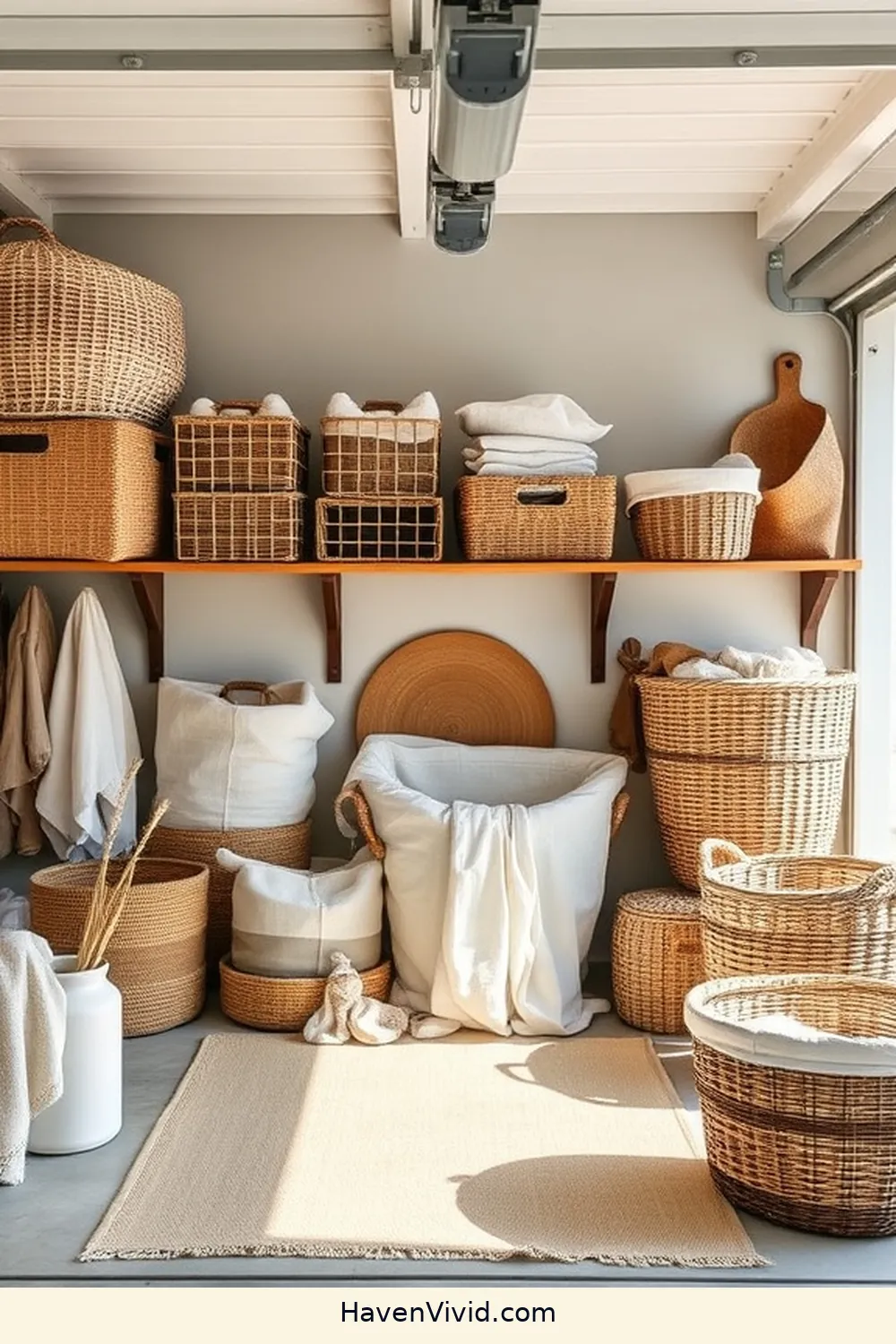 Embrace Coastal Living in Your Garage Using Natural Fibers 5 Sustainable Storage Solutions With Cotton and Linen for Embrace Coastal Living in Your Garage Using Natural Fibers