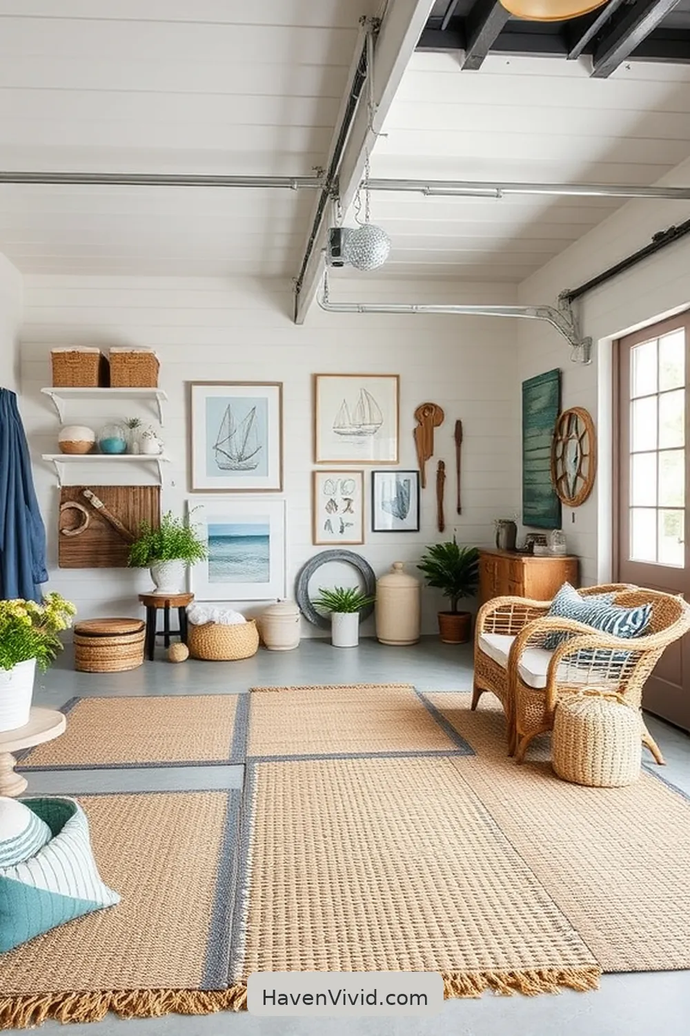 Embrace Coastal Living in Your Garage Using Natural Fibers 4 Transforming Your Garage With Jute and Sisal for Embrace Coastal Living in Your Garage Using Natural Fibers