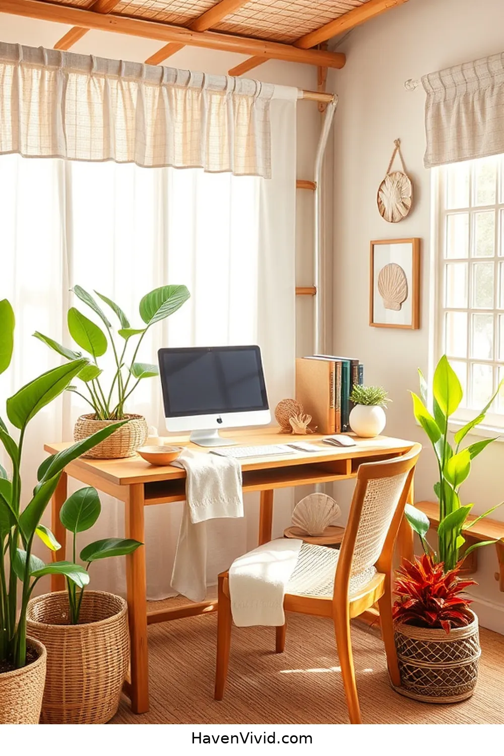 Embrace Coastal Living in Your Home Office Using Bamboo 8 Accessorizing Your Bamboo Office Setup for Embrace Coastal Living in Your Home Office Using Bamboo