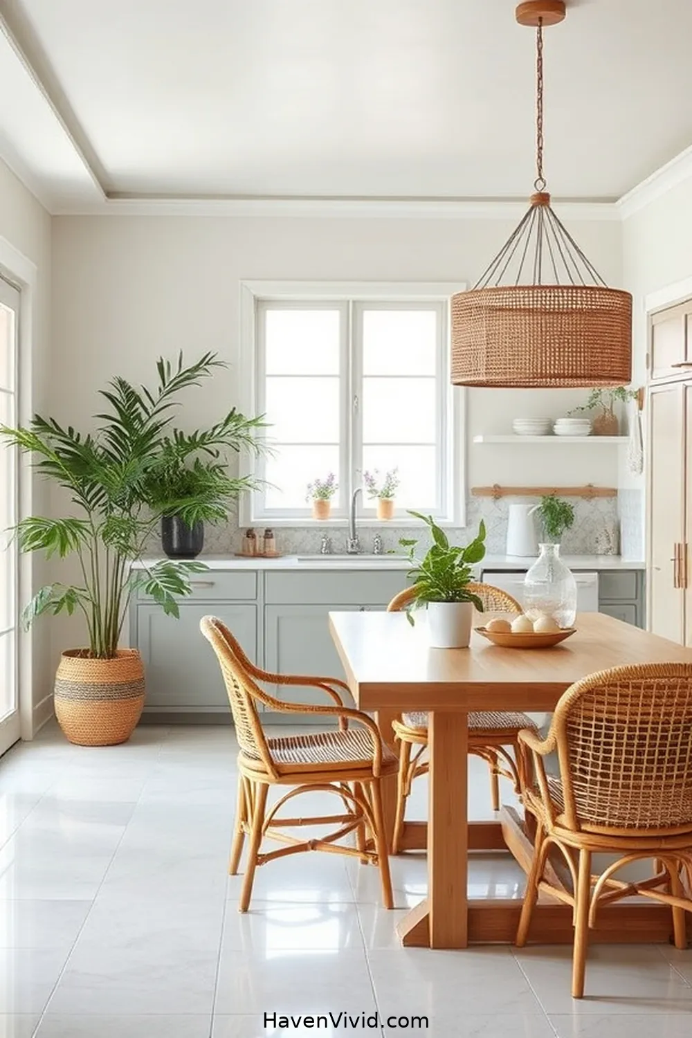 Embrace Coastal Living in Your Kitchen Using Bamboo: 7 Ways 6 Incorporating Bamboo Furniture for a Relaxed Atmosphere for Embrace Coastal Living in Your Kitchen Using Bamboo: 7 Ways