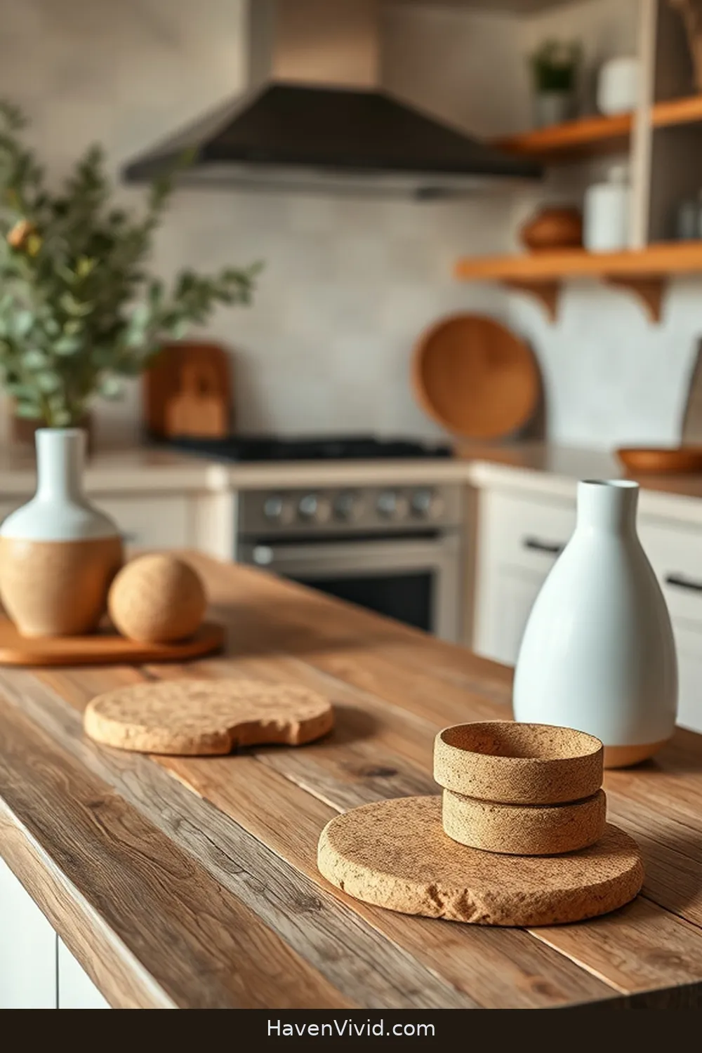 Embrace Farmhouse Living in Your Kitchen Using Cork: 10 Ways 3 Stylish Cork Coasters to Protect Surfaces for Embrace Farmhouse Living in Your Kitchen Using Cork: 10 Ways
