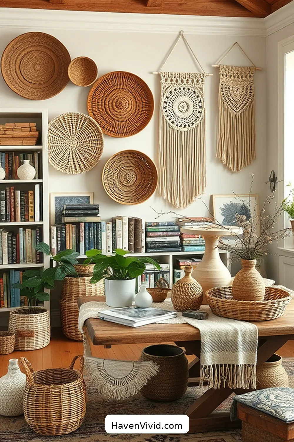 Embrace Farmhouse Living in Your Library Using Natural Fibers 13 Handmade Decor Items: Unique Finds for Embrace Farmhouse Living in Your Library Using Natural Fibers