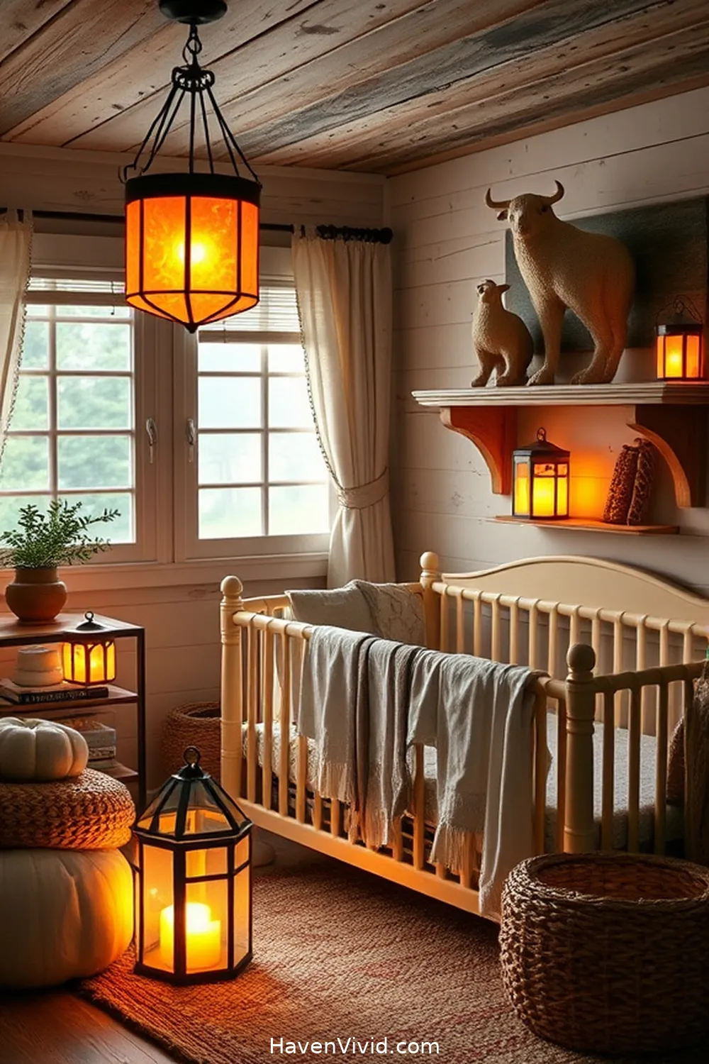 Embrace Farmhouse Living in Your Nursery Using Solar-Powered Lights 4 Utilizing Solar Lanterns for a Cozy Atmosphere for Embrace Farmhouse Living in Your Nursery Using Solar-Powered Lights