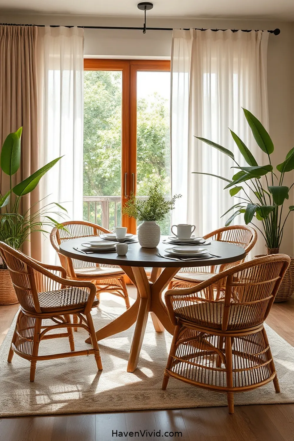 Embrace Minimalist Lifestyle in Your Dining Room Using Bamboo 7 Creating a Calm Color Palette With Bamboo for Embrace Minimalist Lifestyle in Your Dining Room Using Bamboo