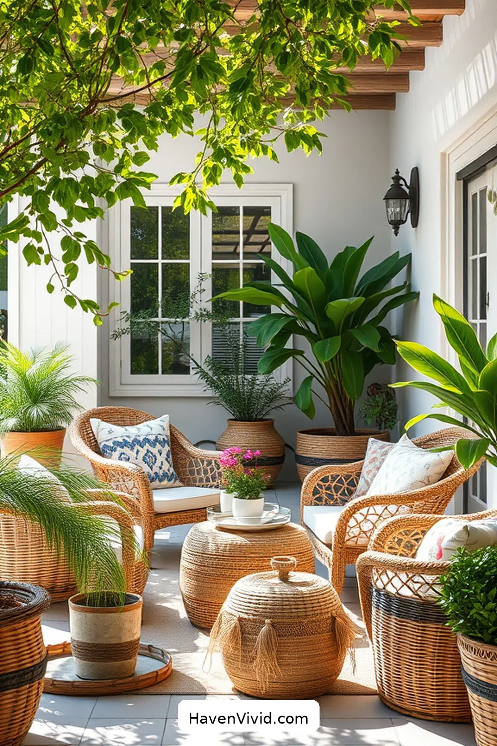 Embrace Minimalist Outdoor Patios Using Natural Fibers 9 Incorporating Greenery and Plants for Embrace Minimalist Outdoor Patios Using Natural Fibers