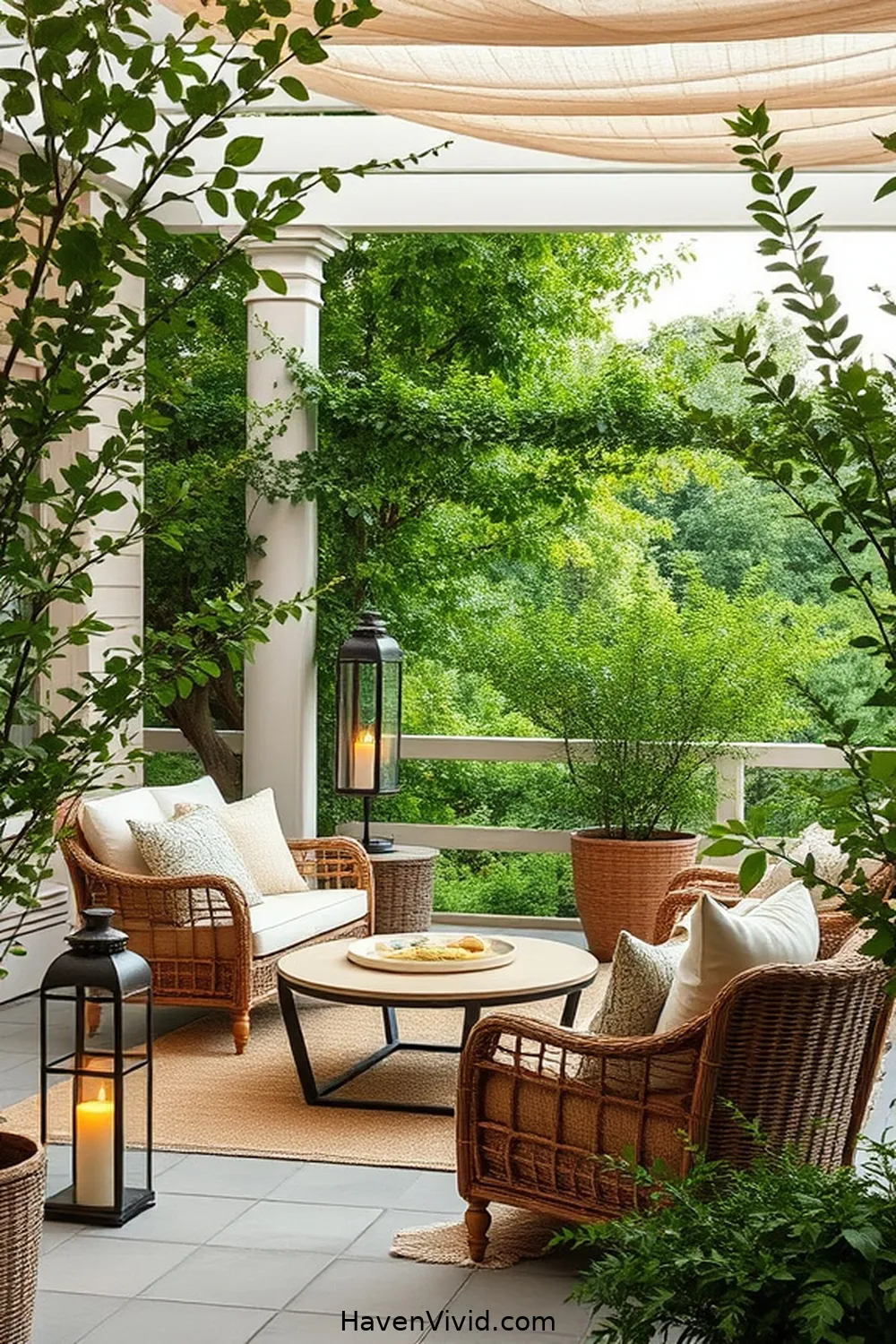 Embrace Minimalist Outdoor Patios Using Natural Fibers 10 Outdoor Lighting for a Relaxing Ambiance for Embrace Minimalist Outdoor Patios Using Natural Fibers