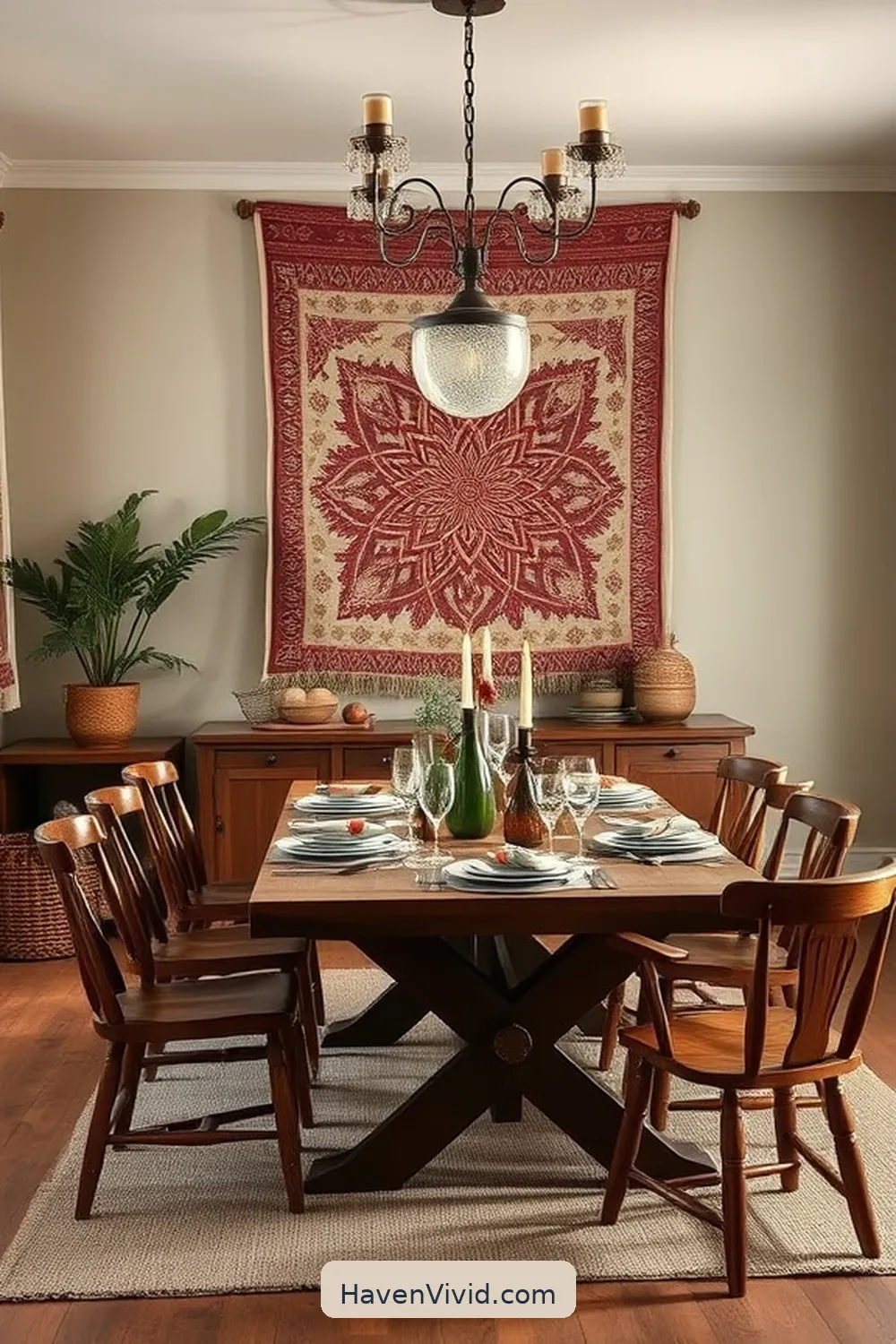 Creating a Cozy Ambiance With Organic Cotton Wall Tapestries for Embrace Urban Living Using Organic Cotton in Your Dining Room