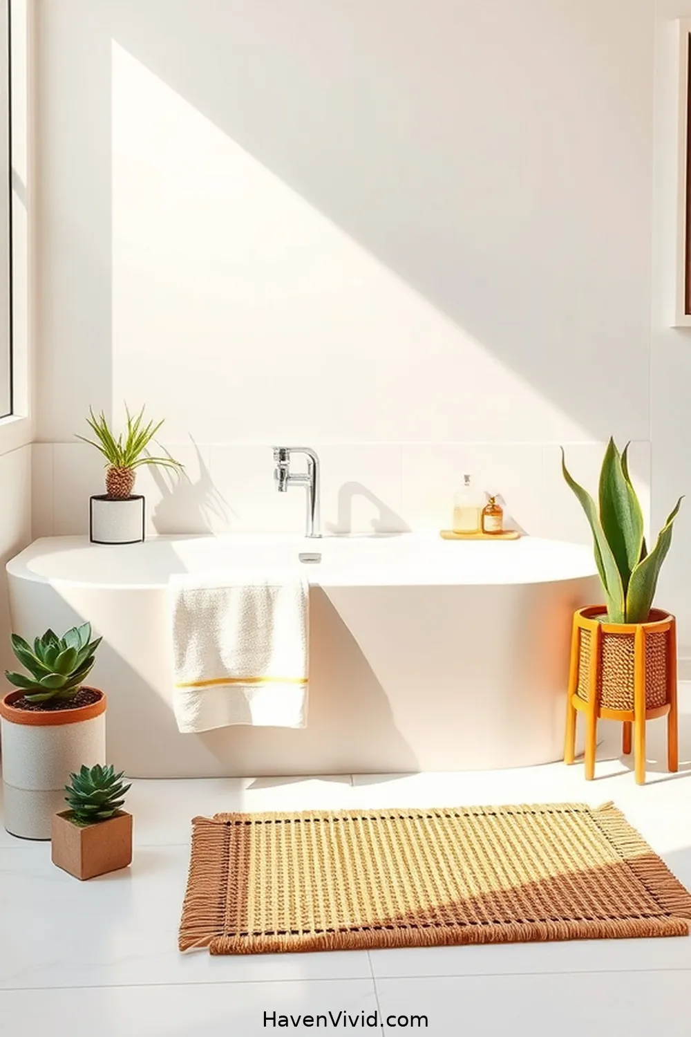 Embrace a Minimalist Bathroom Lifestyle Using Natural Fibers 11 Creating a Spa-Like Atmosphere for Embrace a Minimalist Bathroom Lifestyle Using Natural Fibers