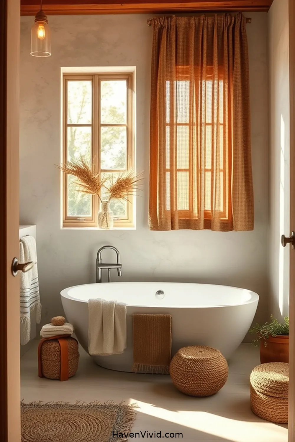 Embrace a Minimalist Bathroom Lifestyle Using Natural Fibers 7 Jute: Adding Texture and Warmth for Embrace a Minimalist Bathroom Lifestyle Using Natural Fibers