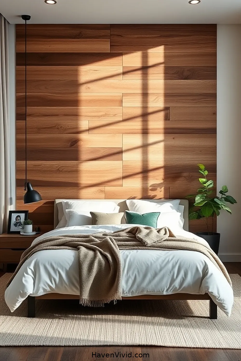 Embrace a Minimalist Bedroom Lifestyle Using Reclaimed Materials: 7 Ways 6 Design a Statement Wall With Reclaimed Materials for Embrace a Minimalist Bedroom Lifestyle Using Reclaimed Materials: 7 Ways