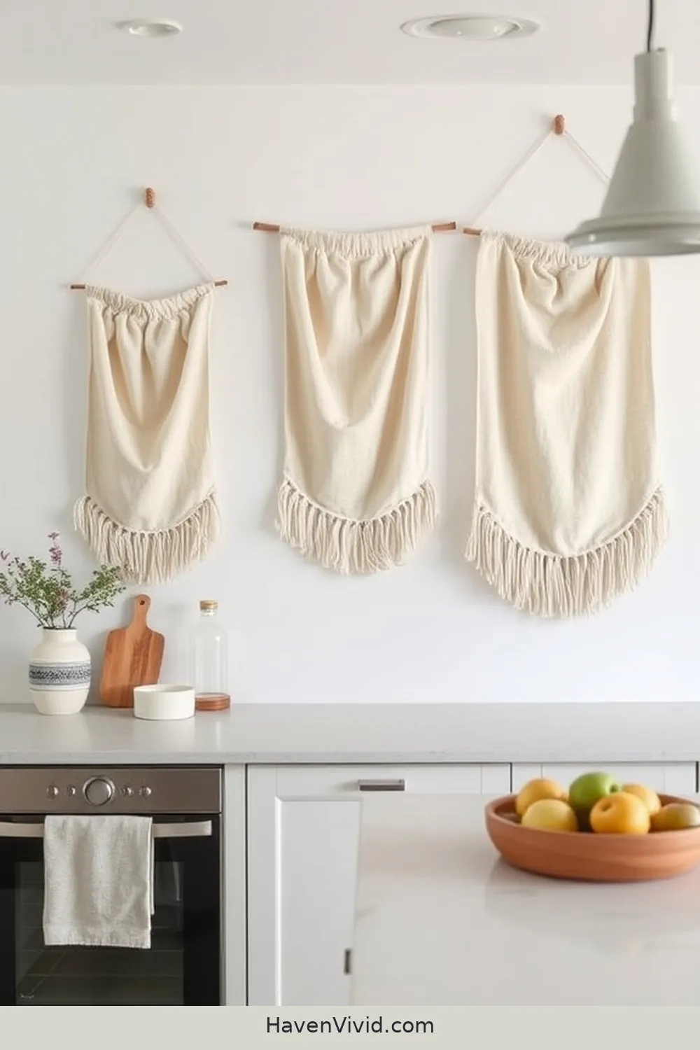 Embrace a Minimalist Kitchen Lifestyle Using Upcycled Fabric 11 Decorative Fabric Wall Hangings for a Minimalist Aesthetic for Embrace a Minimalist Kitchen Lifestyle Using Upcycled Fabric