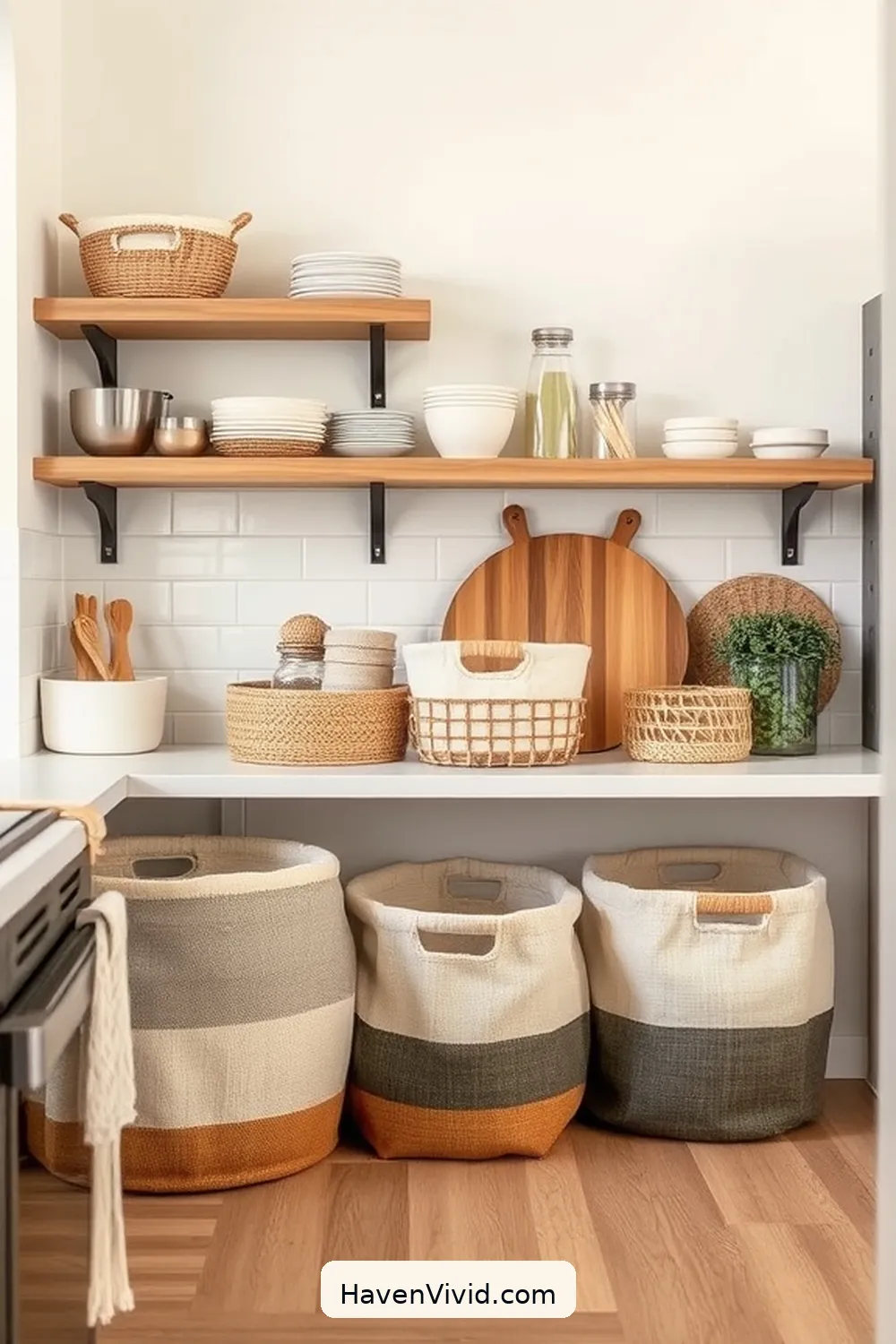 Embrace a Minimalist Kitchen Lifestyle Using Upcycled Fabric 9 Upcycled Fabric Baskets: Organizing With Style for Embrace a Minimalist Kitchen Lifestyle Using Upcycled Fabric