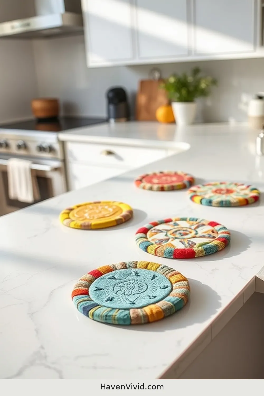 Embrace a Minimalist Kitchen Lifestyle Using Upcycled Fabric 14 Upcycled Fabric Coasters: Protecting Surfaces With Flair for Embrace a Minimalist Kitchen Lifestyle Using Upcycled Fabric