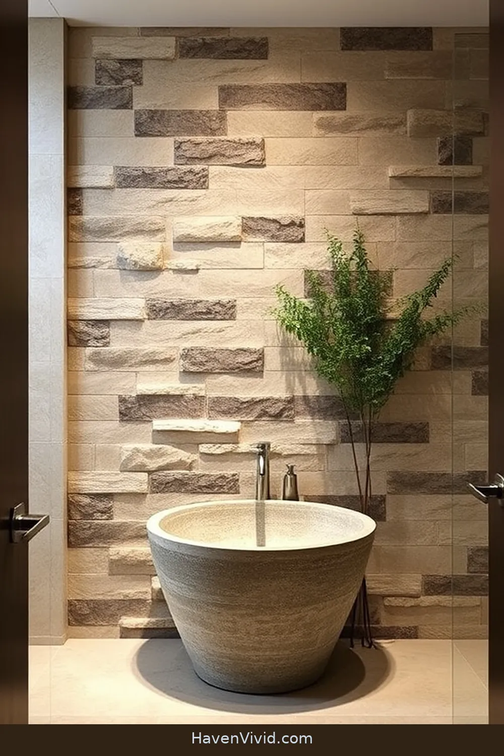 Embrace a Minimalist Lifestyle in Your Bathroom Using Reclaimed Materials 5 Incorporating Reclaimed Stone for a Natural Touch for Embrace a Minimalist Lifestyle in Your Bathroom Using Reclaimed Materials