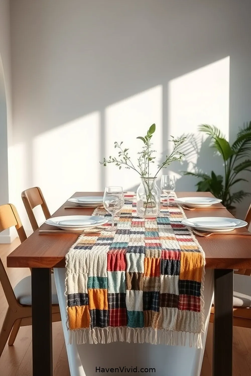 Embrace a Minimalist Lifestyle in Your Dining Room Using Upcycled Fabric 6 Crafting a Unique Table Runner From Scraps for Embrace a Minimalist Lifestyle in Your Dining Room Using Upcycled Fabric