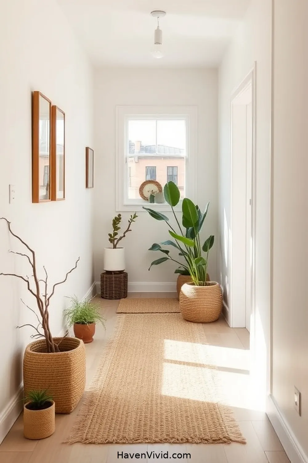 Personalizing Your Space Without Clutter for Embrace a Minimalist Lifestyle in Your Hallway Using Natural Fibers