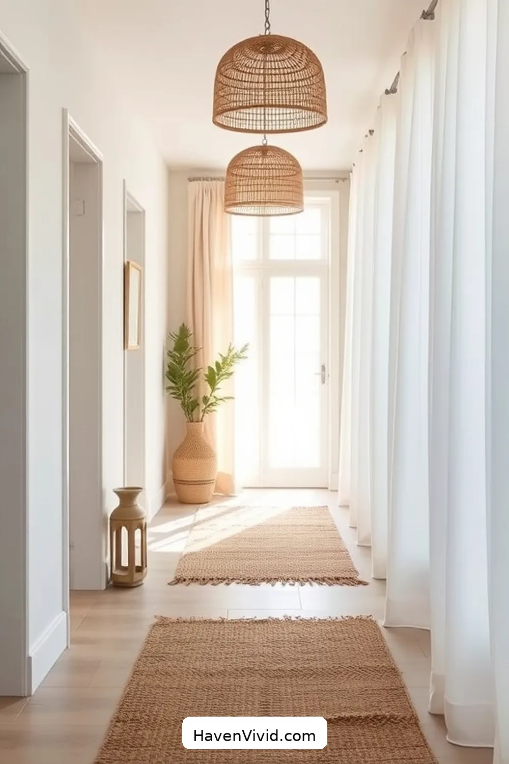 Sustainable Lighting Options for Embrace a Minimalist Lifestyle in Your Hallway Using Natural Fibers