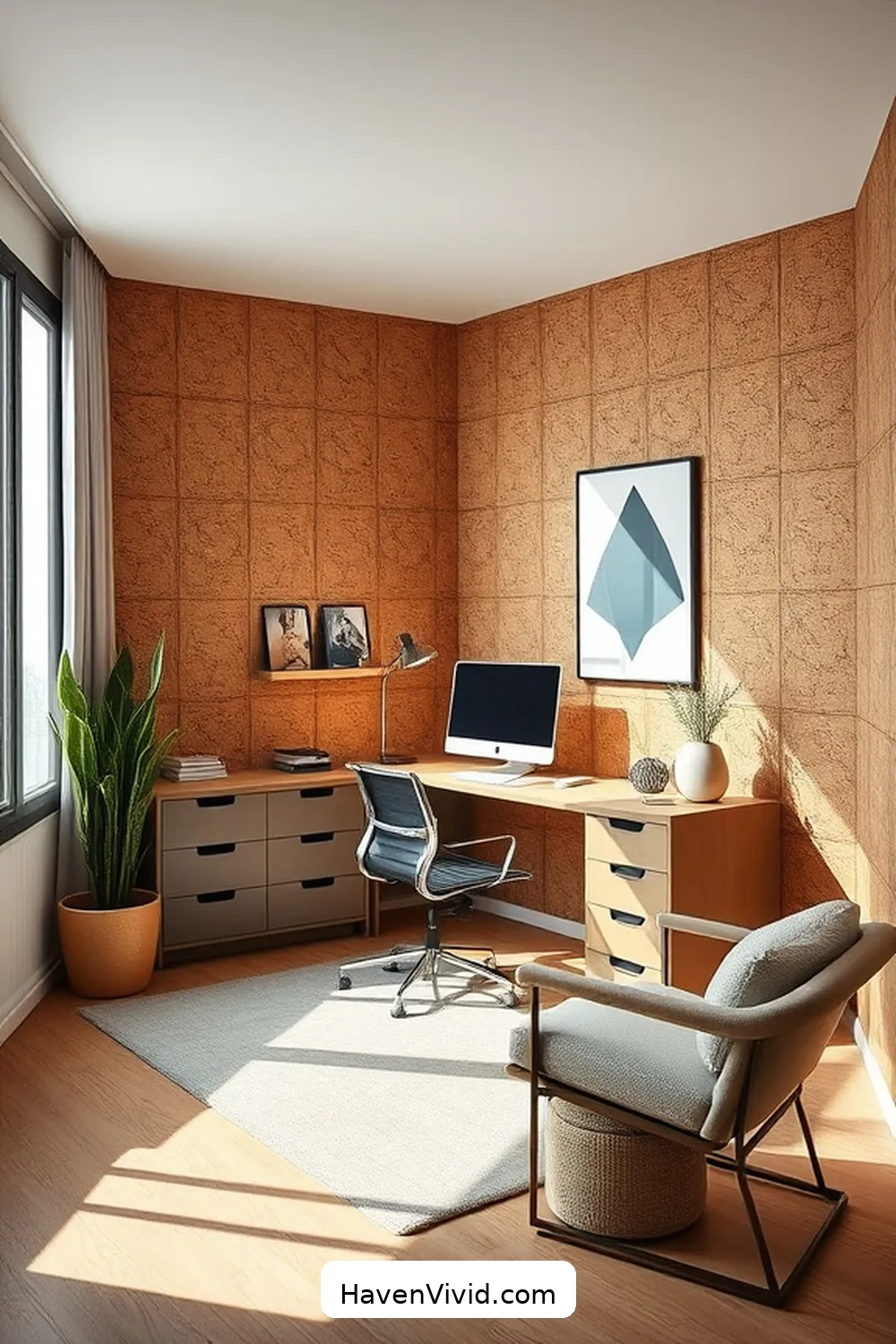 Embrace a Minimalist Lifestyle in Your Home Office Using Cork 7 Enhancing Acoustics With Cork Wall Panels for Embrace a Minimalist Lifestyle in Your Home Office Using Cork