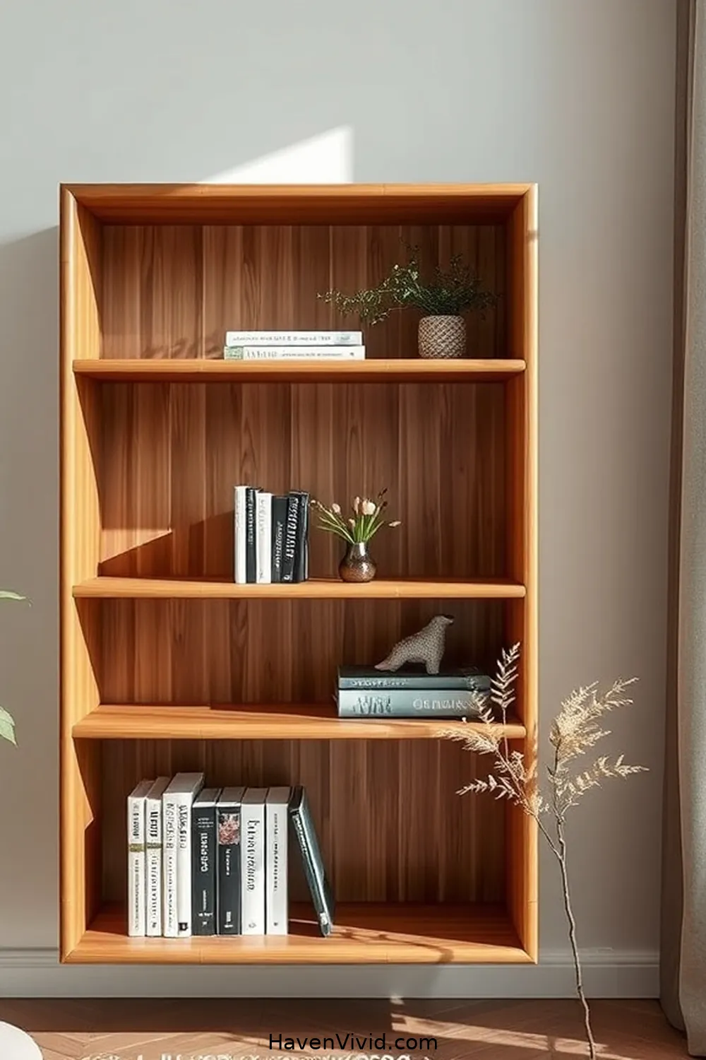 Embrace a Minimalist Lifestyle in Your Library Using Bamboo Decor 5 Creating a Bamboo Bookshelf for Embrace a Minimalist Lifestyle in Your Library Using Bamboo Decor