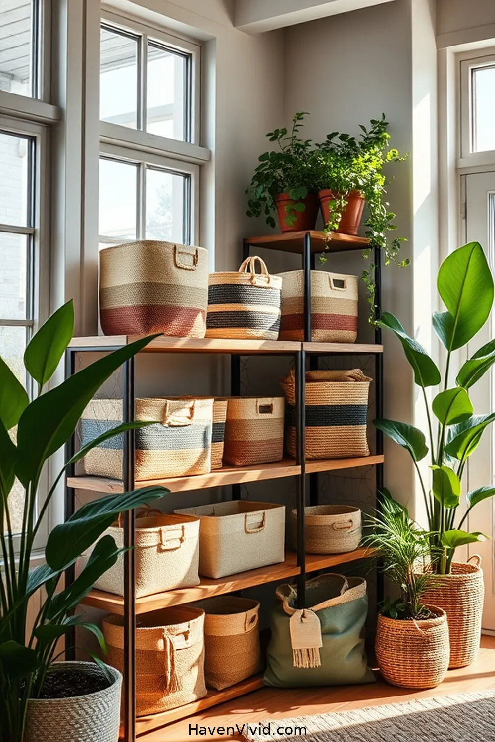 Embrace a Minimalist Lifestyle in Your Library Using Natural Fibers 5 Jute: Stylish Storage Solutions for Embrace a Minimalist Lifestyle in Your Library Using Natural Fibers