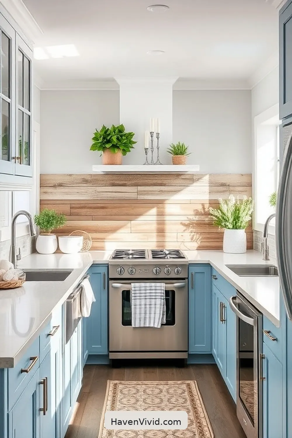 Embracing Coastal Living in Your Kitchen Using Recycled Wood 10 Reclaimed Wood Backsplashes for Embracing Coastal Living in Your Kitchen Using Recycled Wood