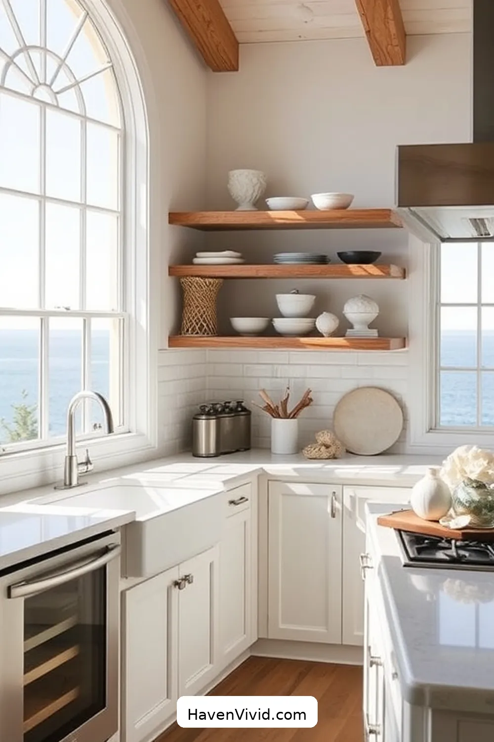 Embracing Coastal Living in Your Kitchen Using Recycled Wood 2 The Allure of Coastal Living for Embracing Coastal Living in Your Kitchen Using Recycled Wood