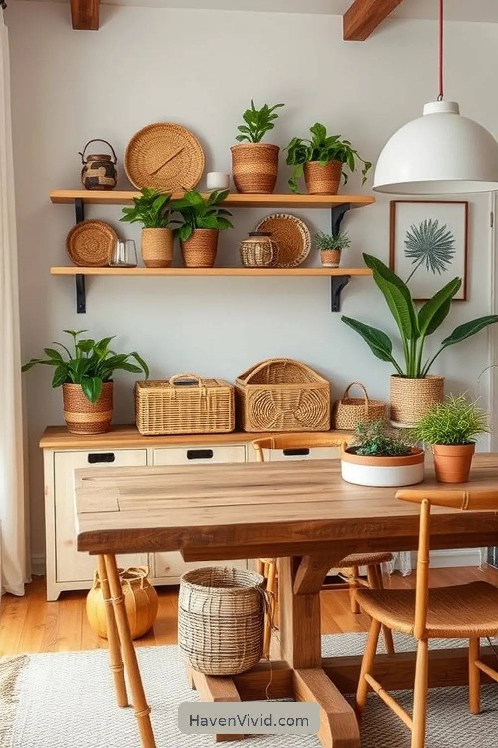 Embracing Farmhouse Living in Your Dining Room Using Bamboo: 10 Ways 9 Bamboo Storage Solutions: Organizing With Charm for Embracing Farmhouse Living in Your Dining Room Using Bamboo: 10 Ways