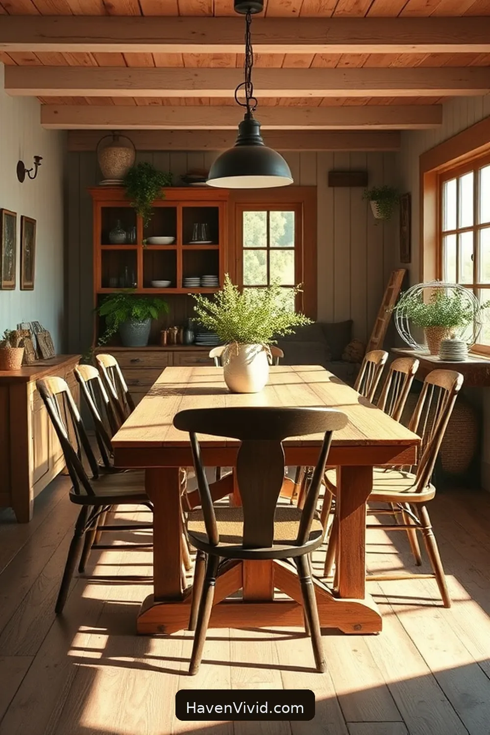 Enhance Farmhouse Living in Your Dining Room Using Solar-Powered Lights 6 Combining Solar Lights With Other Farmhouse Elements for Enhance Farmhouse Living in Your Dining Room Using Solar-Powered Lights