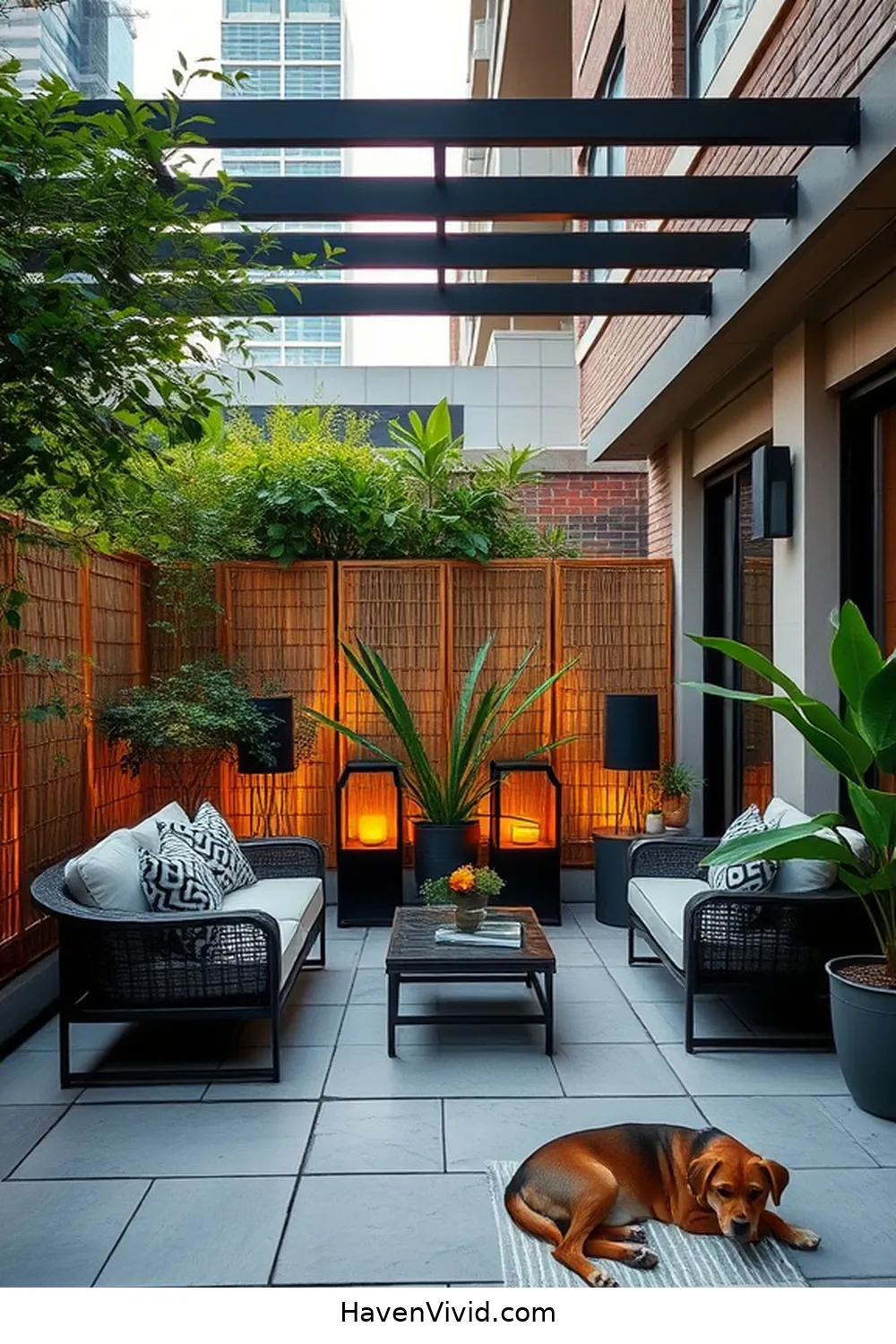 Enhance Urban Patios Using Bamboo: 5 Ways 2 Bamboo Privacy Screens for Enhanced Seclusion for Enhance Urban Patios Using Bamboo: 5 Ways