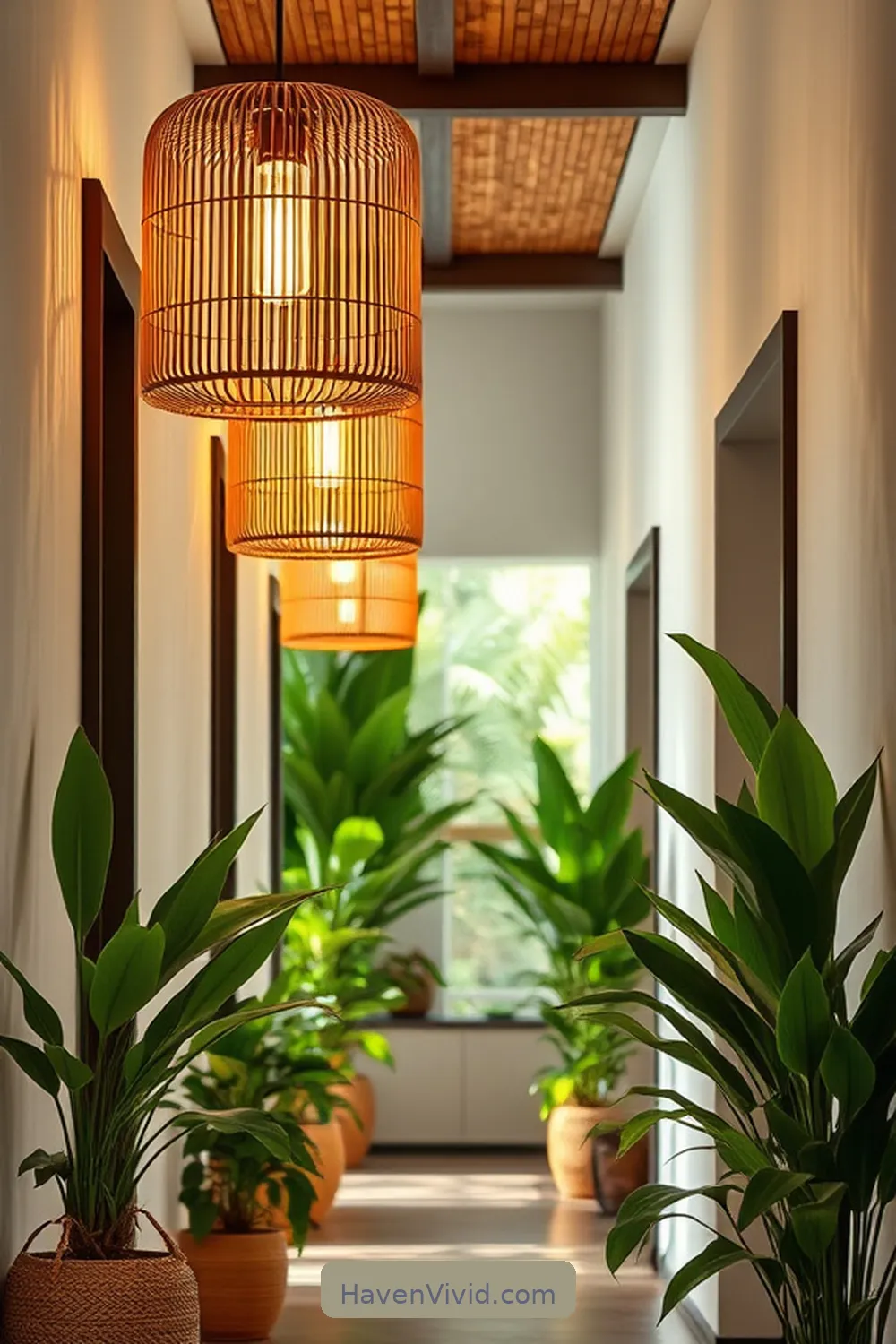 Enhance Your Hallway for Eco-Friendly Living Using Bamboo 6 Incorporating Bamboo Lighting Fixtures for Enhance Your Hallway for Eco-Friendly Living Using Bamboo
