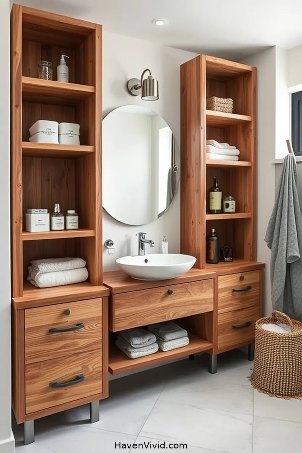 Essential Tips for a Minimalist Bathroom Lifestyle Using Recycled Wood 5 Creating Custom Storage Solutions for Essential Tips for a Minimalist Bathroom Lifestyle Using Recycled Wood