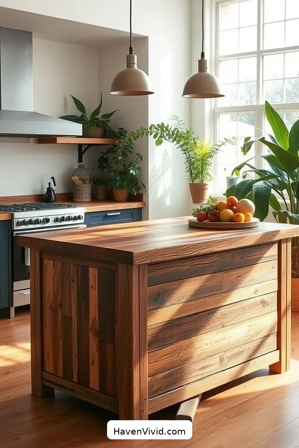 How to Achieve Sustainable Urban Living in Your Kitchen Using Reclaimed Materials 11 Building a Kitchen Island From Reclaimed Materials for How to Achieve Sustainable Urban Living in Your Kitchen Using Reclaimed Materials