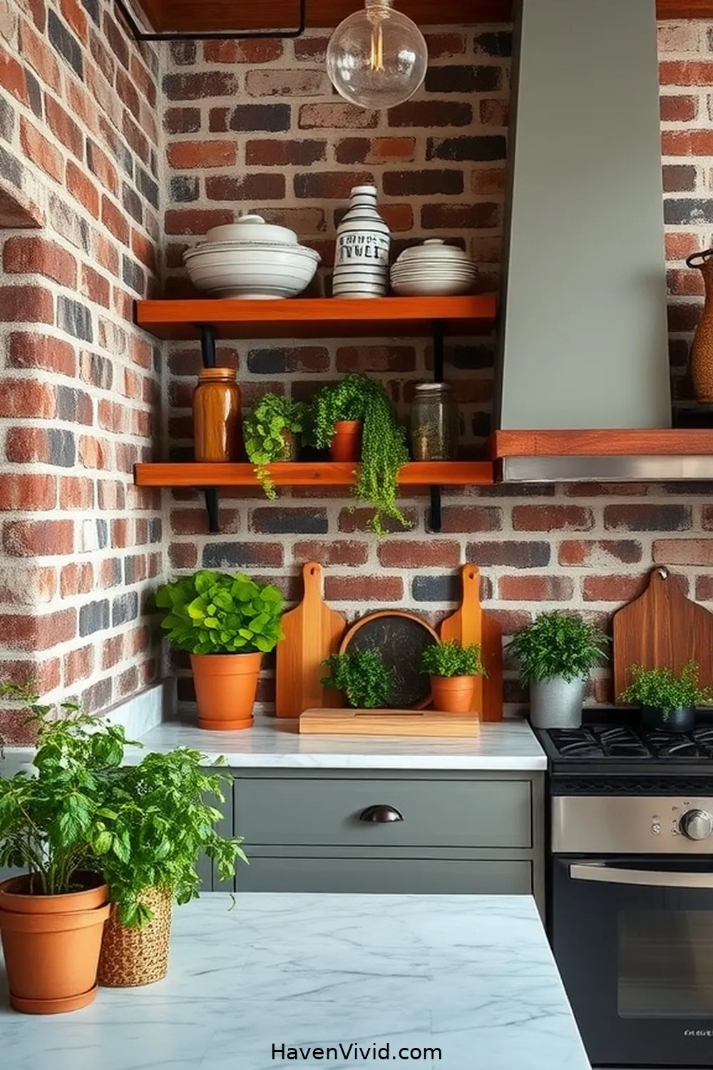 How to Achieve Sustainable Urban Living in Your Kitchen Using Reclaimed Materials 6 Incorporating Reclaimed Brick in Kitchen Design for How to Achieve Sustainable Urban Living in Your Kitchen Using Reclaimed Materials