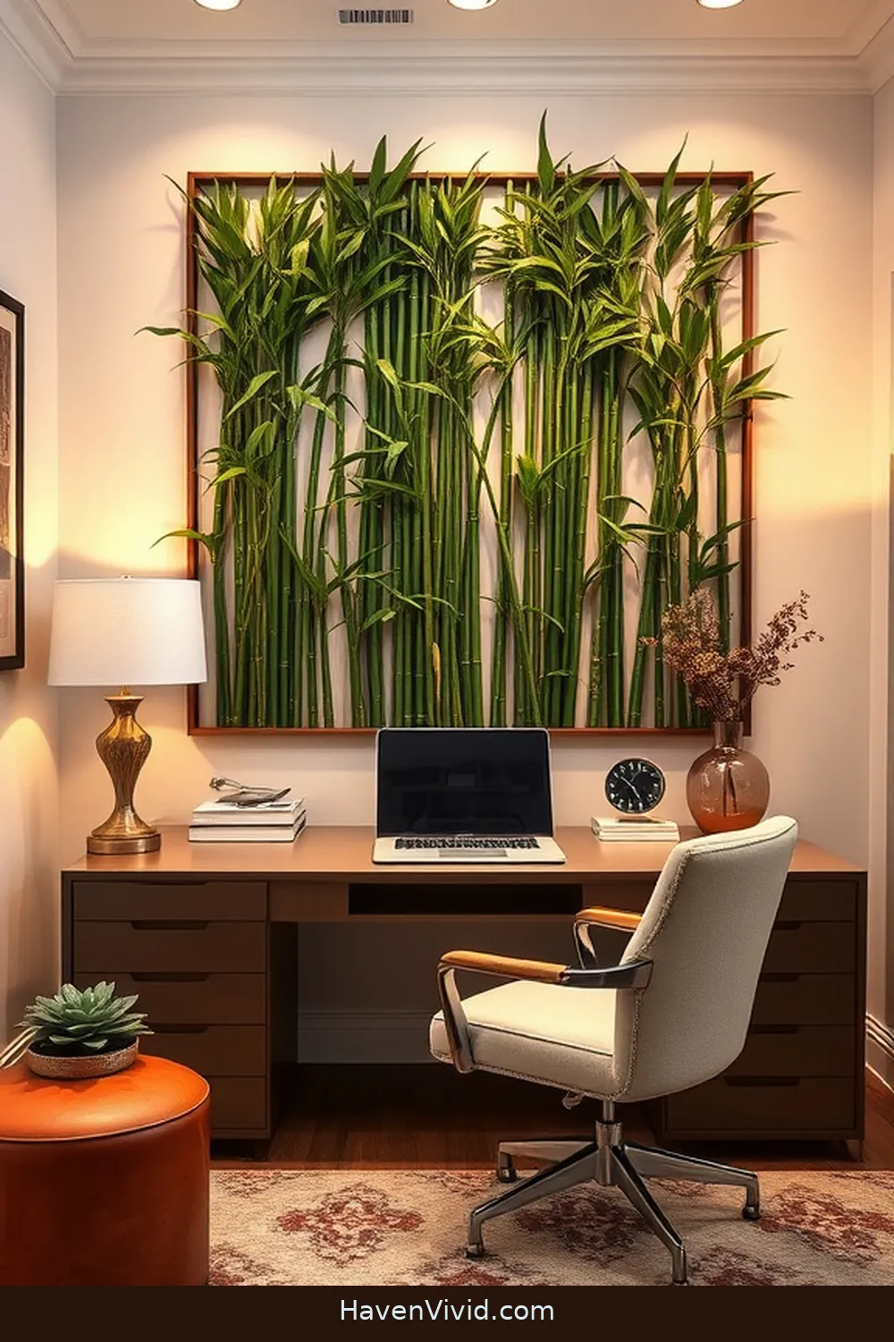 How to Achieve a Glamorous Home Office Lifestyle Using Bamboo 7 Bamboo Wall Art to Inspire Creativity for How to Achieve a Glamorous Home Office Lifestyle Using Bamboo