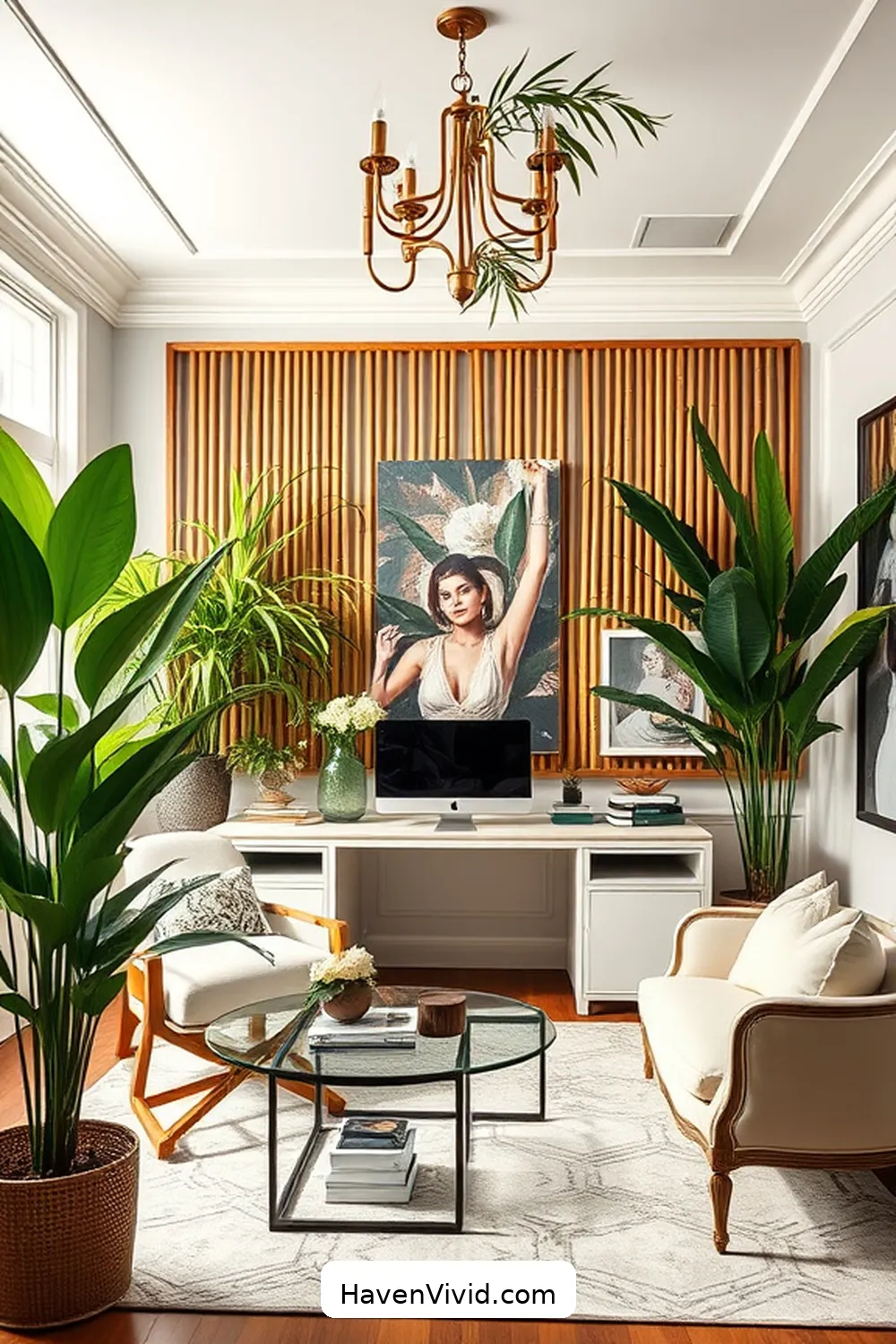 How to Achieve a Glamorous Home Office Lifestyle Using Bamboo 12 DIY Bamboo Decor Projects for How to Achieve a Glamorous Home Office Lifestyle Using Bamboo