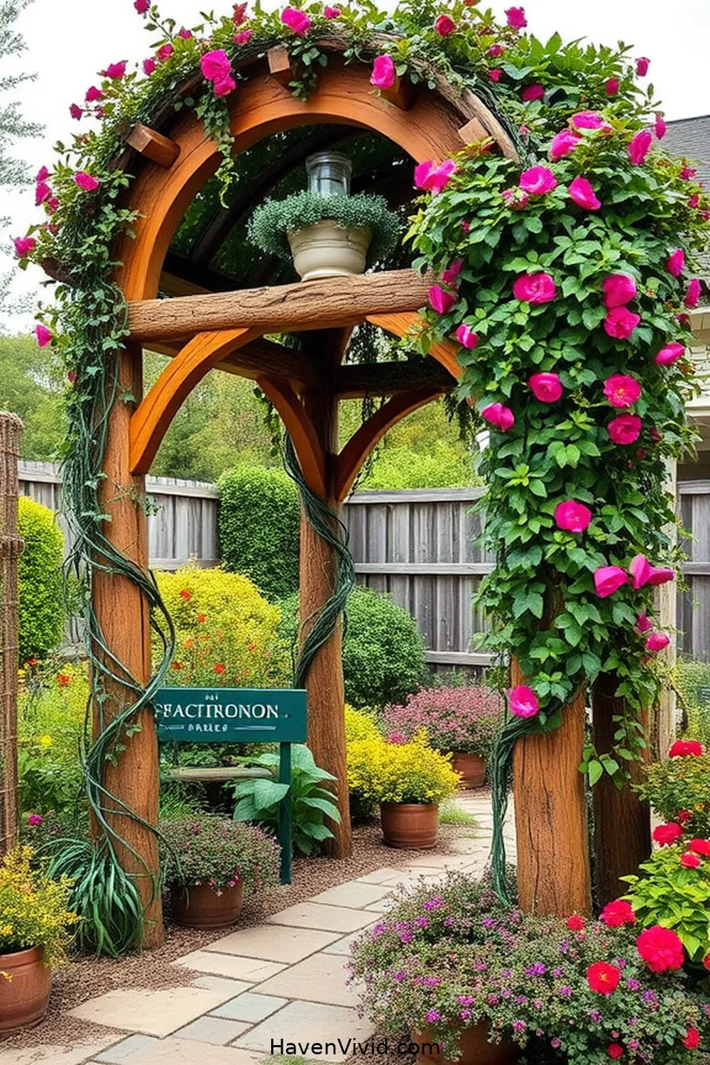 How to Create Artistic Outdoor Spaces Using Recycled Wood 9 Making Decorative Features: Arbors and Trellises for How to Create Artistic Outdoor Spaces Using Recycled Wood