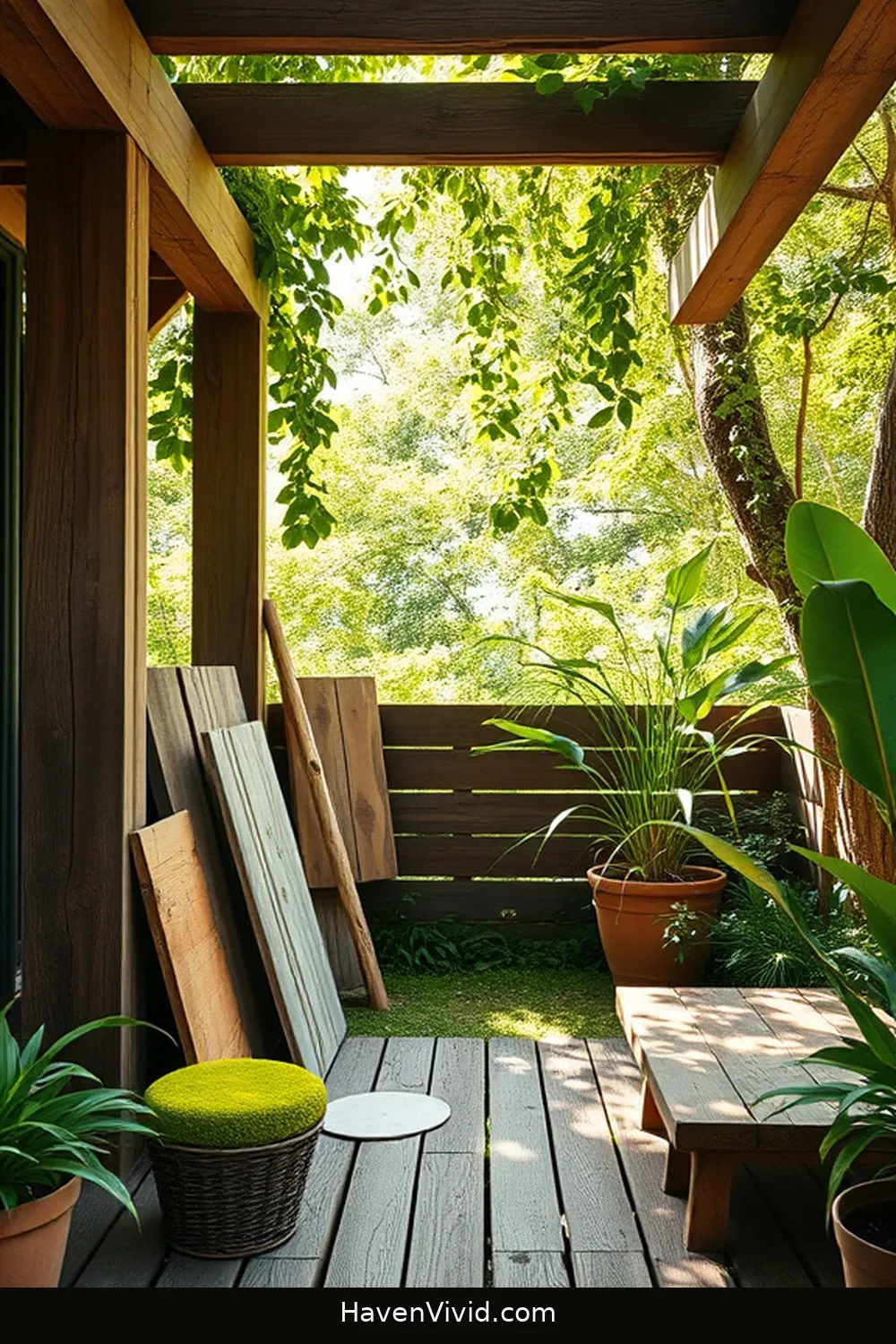 How to Create Artistic Outdoor Spaces Using Recycled Wood 3 Selecting the Right Type of Reclaimed Wood for How to Create Artistic Outdoor Spaces Using Recycled Wood