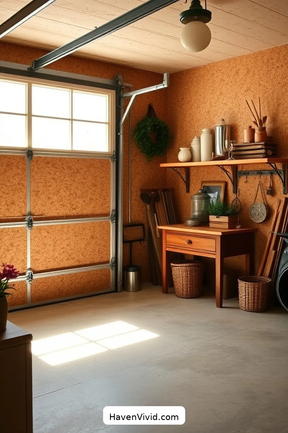 How to Create Farmhouse Living in Your Garage Using Cork 4 Incorporating Cork Wall Treatments for Added Texture for How to Create Farmhouse Living in Your Garage Using Cork