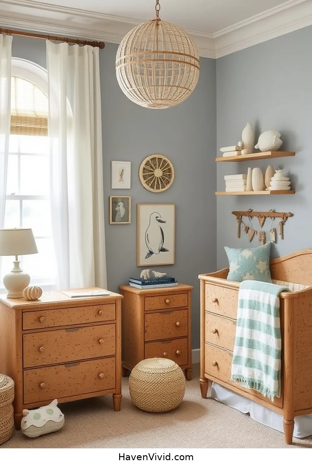 How to Create a Coastal Living Nursery Using Cork Materials 4 Incorporating Cork Furniture for Functionality and Style for How to Create a Coastal Living Nursery Using Cork Materials