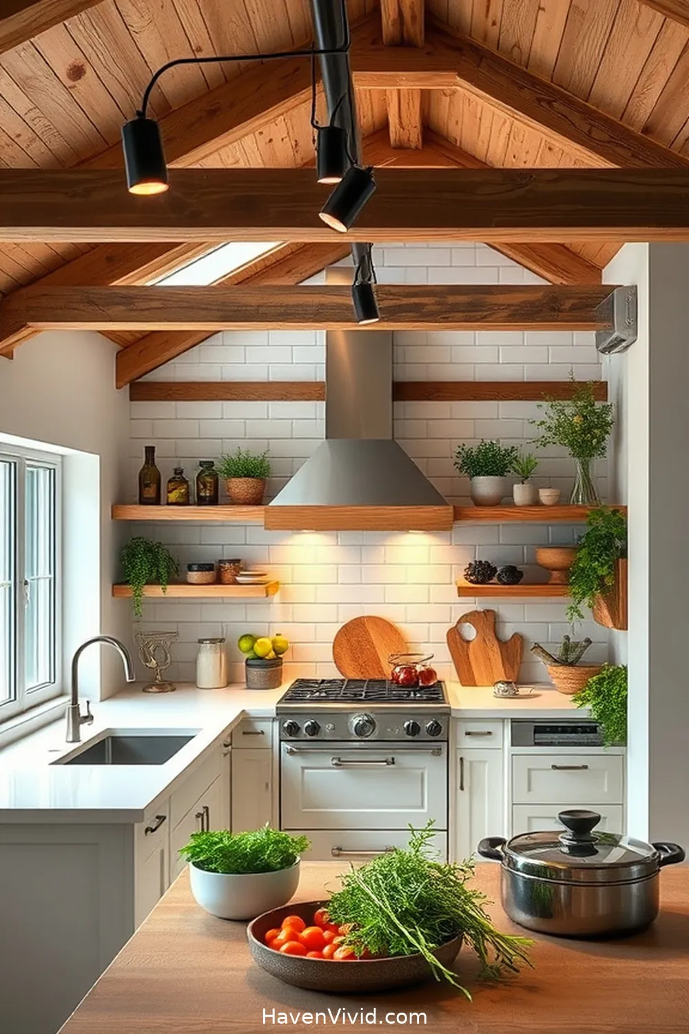 Illuminate Your Farmhouse Kitchen Using Solar-Powered Lights: 10 Ways 7 Add Solar-Powered Track Lighting for Flexibility for Illuminate Your Farmhouse Kitchen Using Solar-Powered Lights: 10 Ways