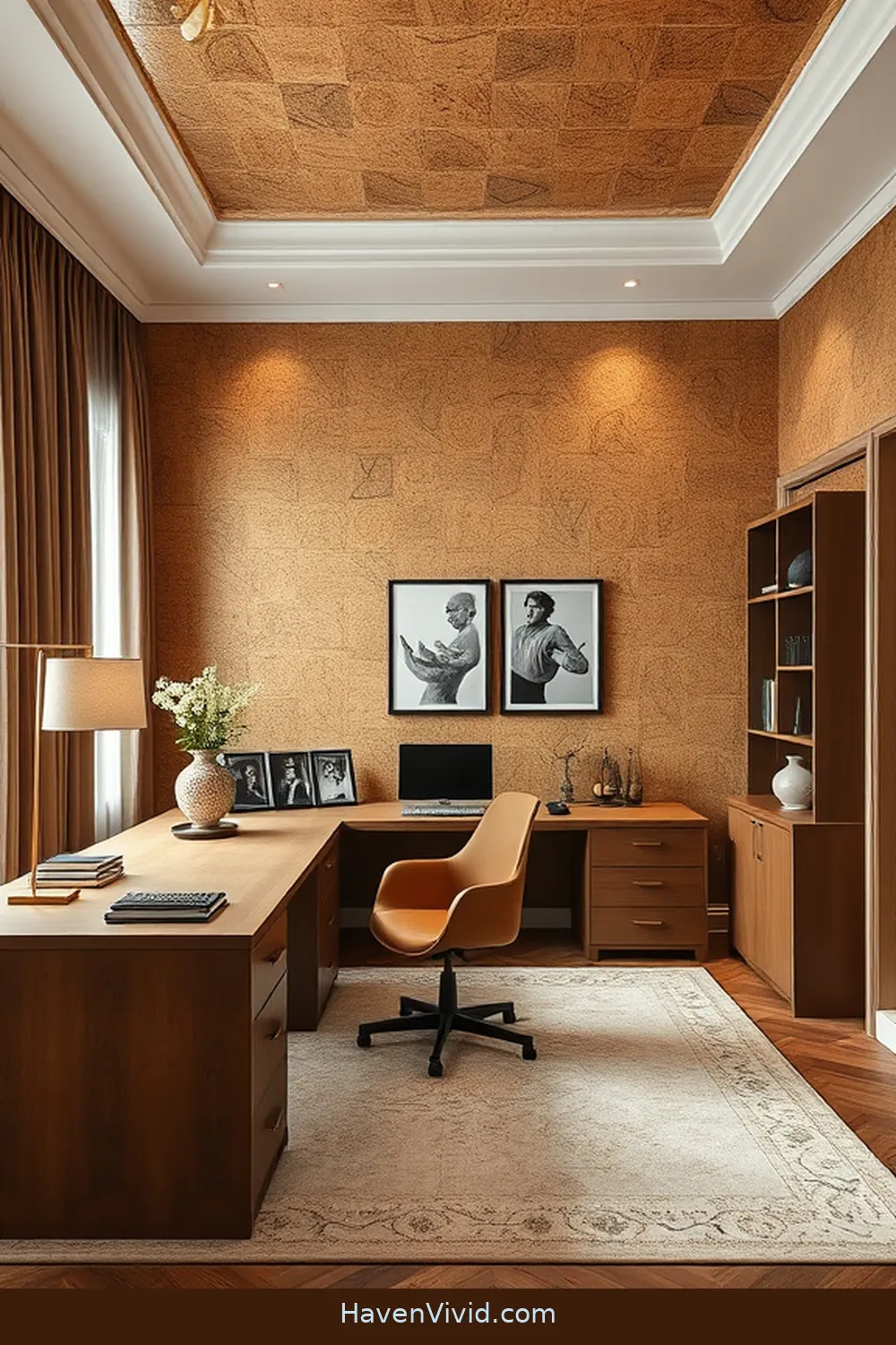 Incorporating Cork for a Glamorous Home Office Lifestyle 3 Creative Cork Wall Designs for Visual Impact for Incorporating Cork for a Glamorous Home Office Lifestyle