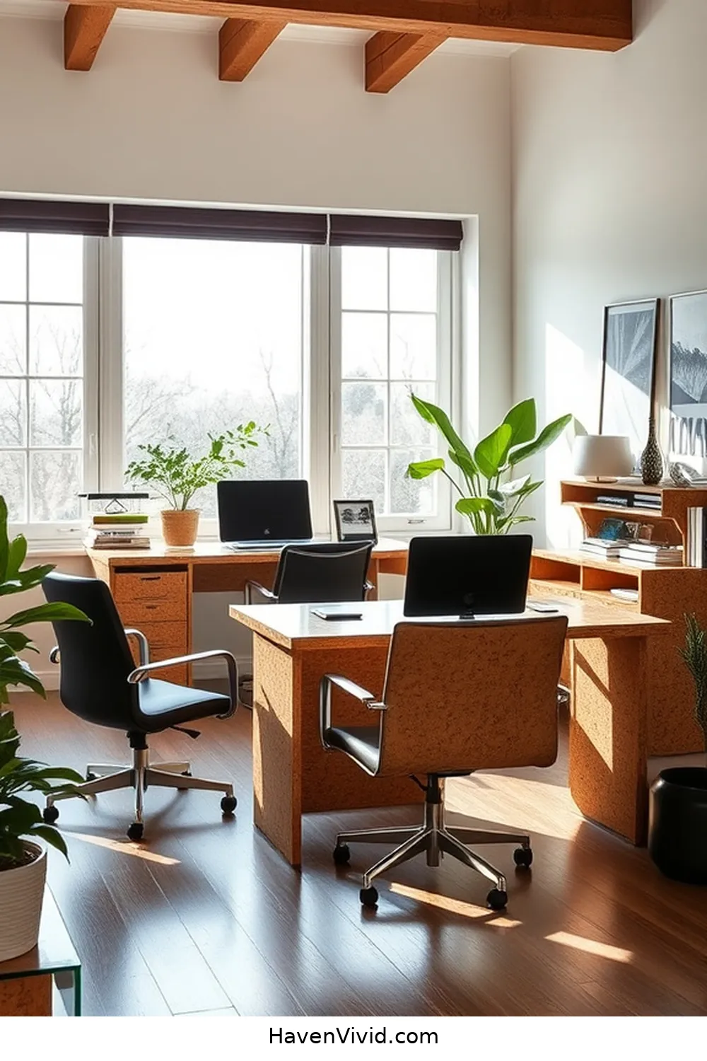 Incorporating Cork for a Glamorous Home Office Lifestyle 4 Functional Cork Furniture: Blending Style With Utility for Incorporating Cork for a Glamorous Home Office Lifestyle