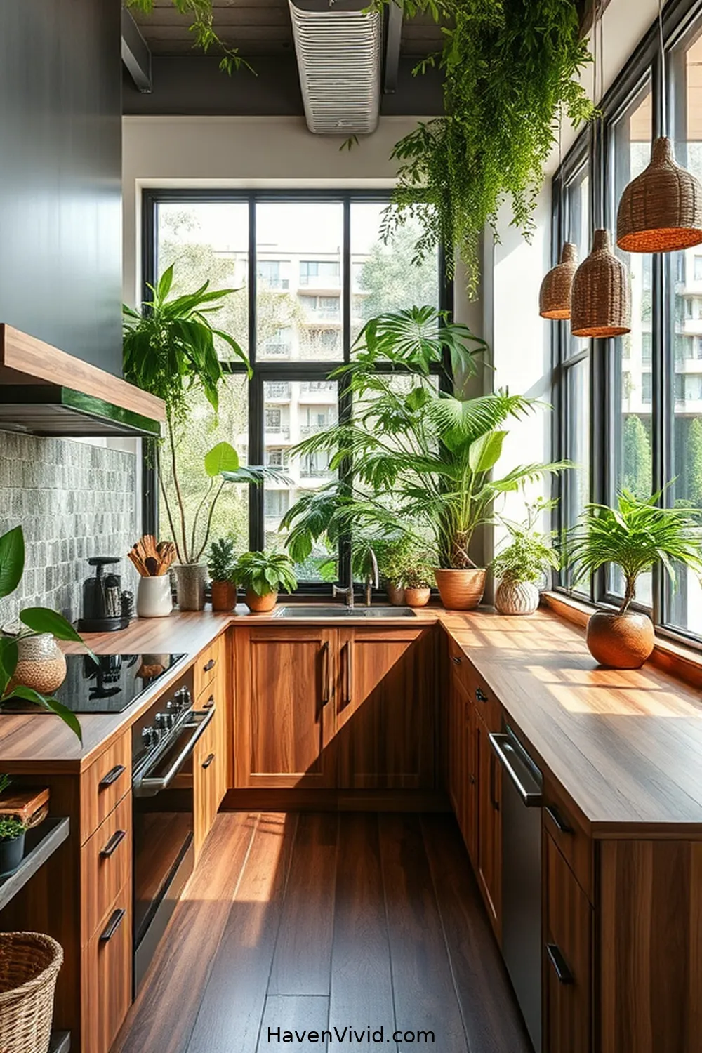 Inspiring Ideas for an Urban Living Kitchen Using Natural Fibers 6 Countertops With Character: Introducing Sustainable Wood and Bamboo for Inspiring Ideas for an Urban Living Kitchen Using Natural Fibers