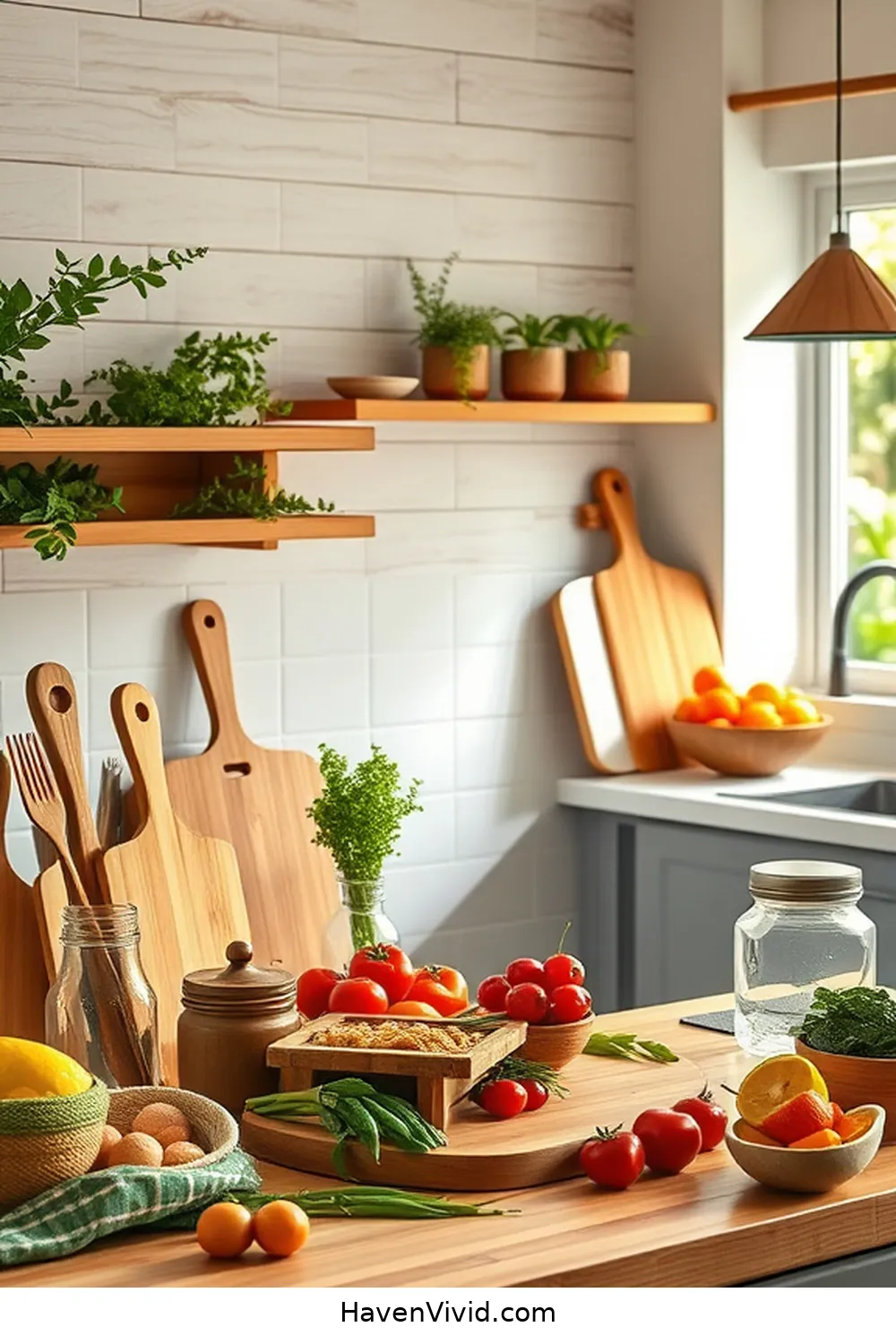 Simple Ways for Eco-Friendly Living in Your Kitchen Using Bamboo 8 Adding Bamboo Kitchen Accessories for Simple Ways for Eco-Friendly Living in Your Kitchen Using Bamboo